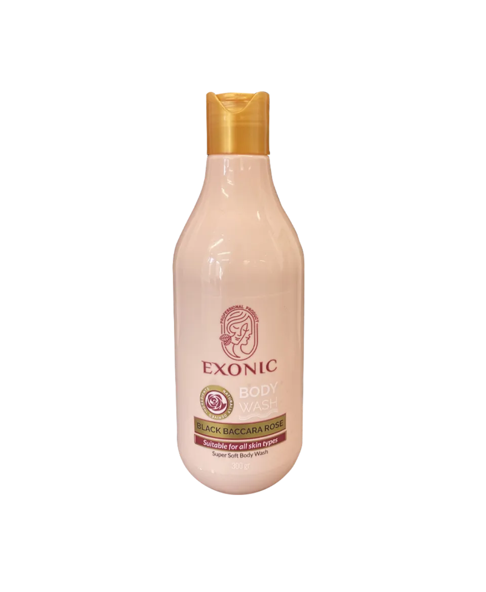 شامپو بدن عصاره رز بلک باکارا ۳۰۰ میل EXONIC