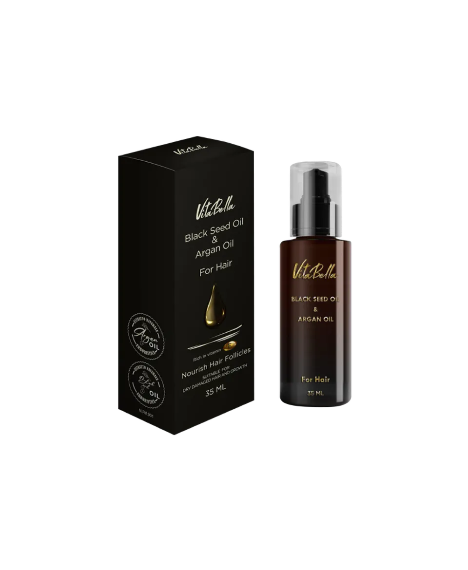 روغن مو سیاه دانه و آرگان - ویتابلا